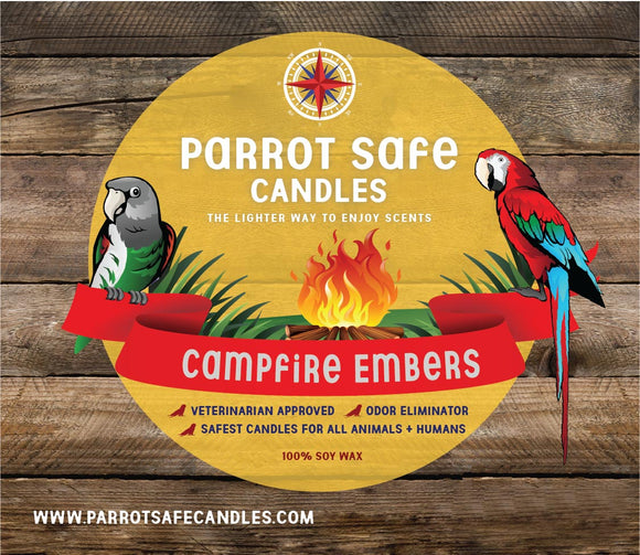 Campfire Embers Parrot Safe Candle Melts