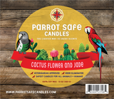 Cactus Flower & Jade Parrot Safe Candle