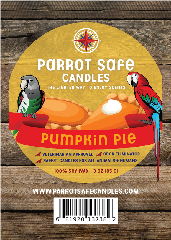 Pumpkin Pie Parrot Safe Candle Melts