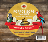 Vanilla Cream Parrot Safe Candle